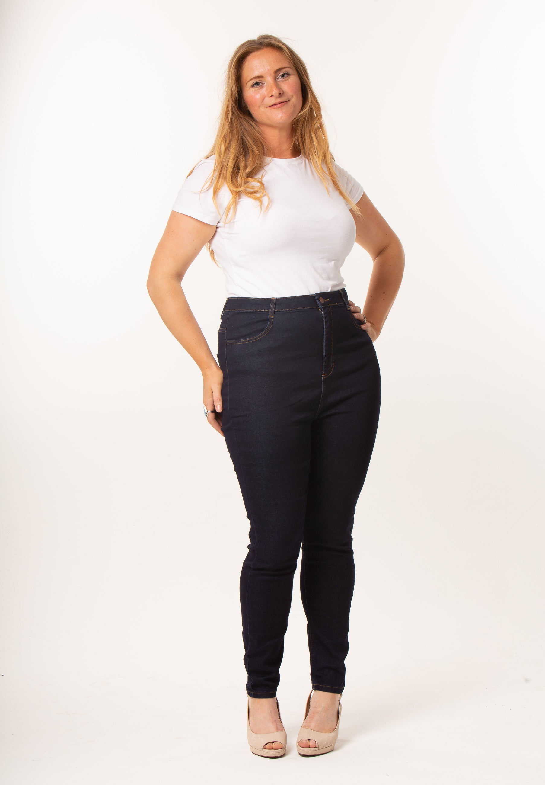 Women's Plus Size Tummy Control High Rise Skinny Jean from ROYALTY