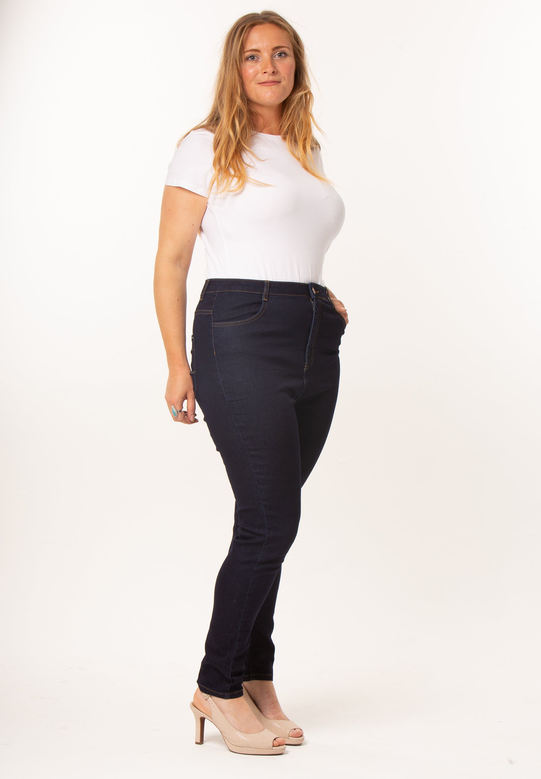 High waisted jeans hot sale plus size uk